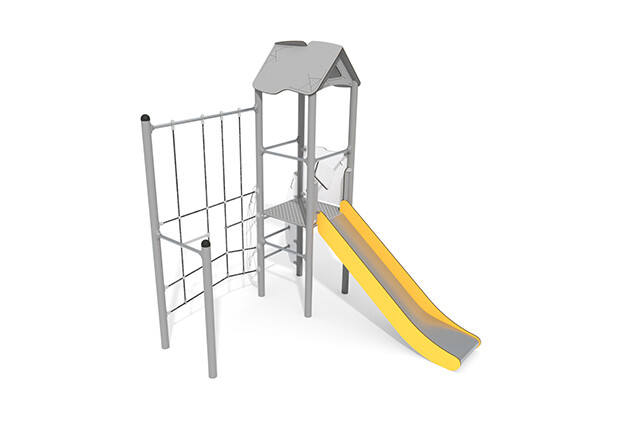 3D rendering af Lektorn - Active enkelt torn klätternät