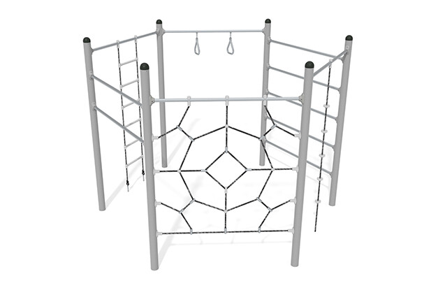 3D rendering af Klätterställning - Active sexkantig