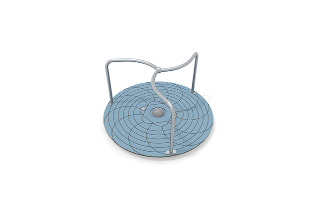 3D rendering af Karusell - stativ blå Ø122