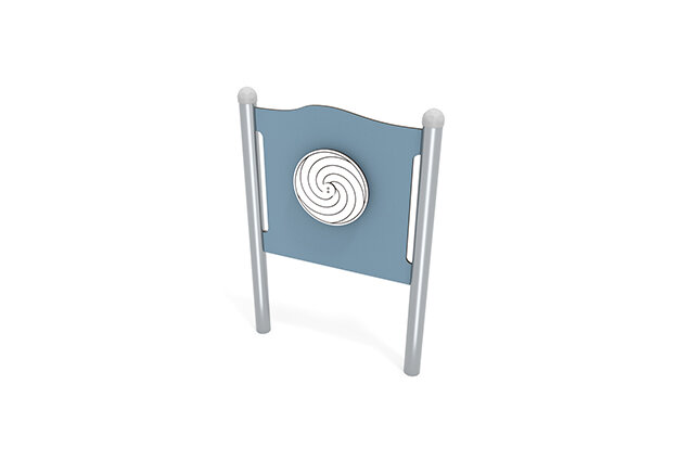 3D rendering af Aktivitetstavla - hypnoshjul blå