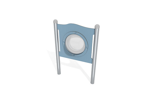 3D rendering af Aktivitetstavla - koöga/fönster blå