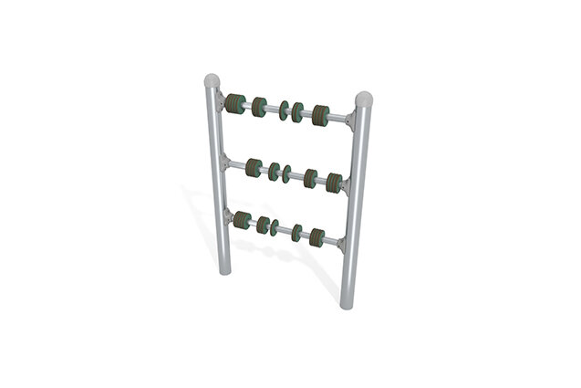 3D rendering af Aktivitetstavla - sinnes- och lärandetavla grön