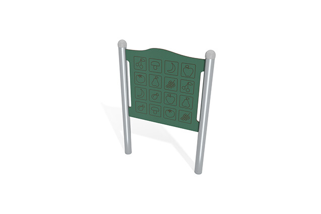 3D rendering af Aktivitetstavla - hitta två lika grön