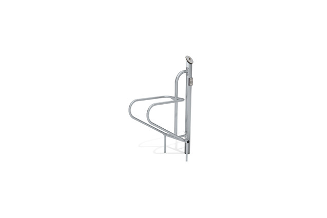 3D rendering af Fitness - Outdoor Inox dip-station grå