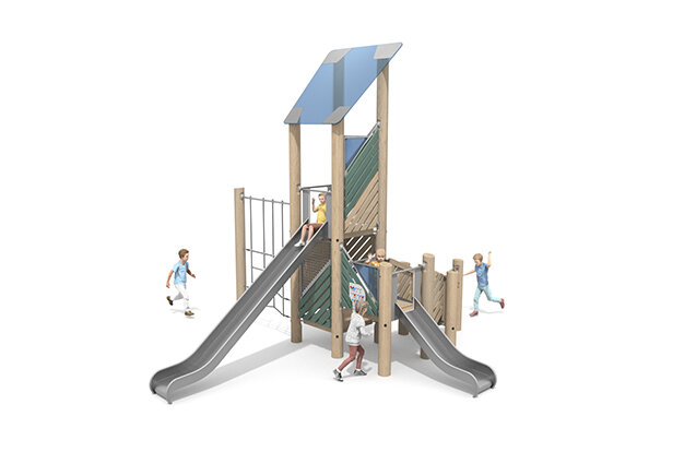 3D rendering af Lektorn - Mega Robinie 9