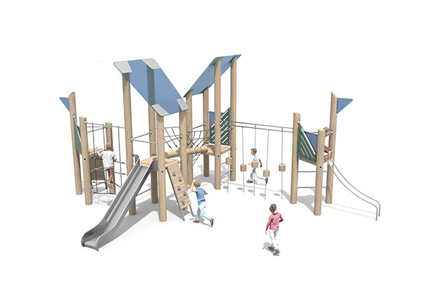 3D rendering af Lektorn - Mega Robinie 10