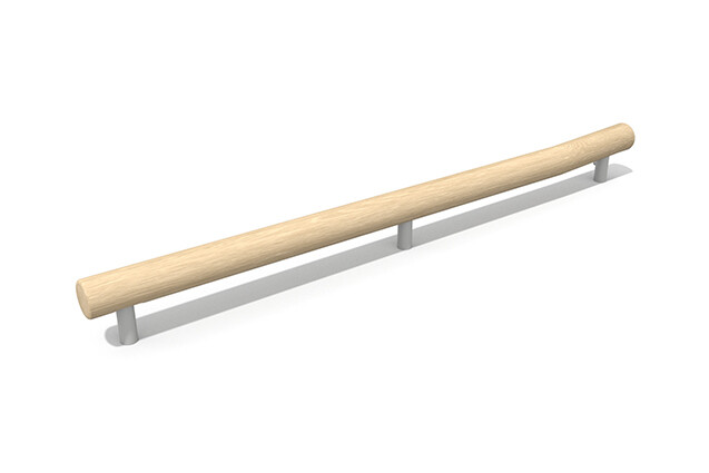 3D rendering af Djungelbana - balansbom robinia 4 m