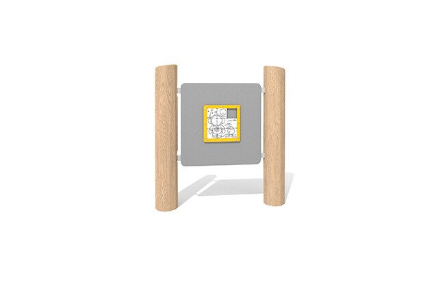 3D rendering af Aktivitetstavla - skjutpussel