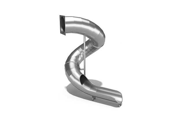3D rendering af Rutschkana - spiral h 3,3 m