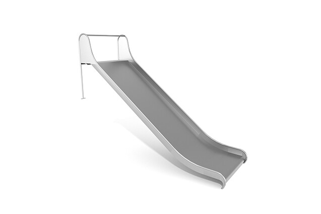 3D rendering af Rutschkana - kulle h 2,4 m och b 1,5 m