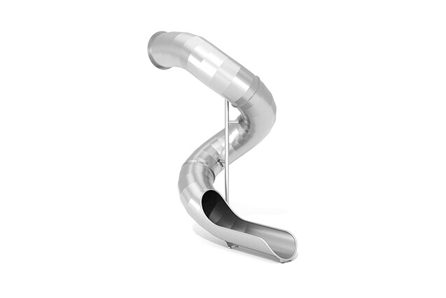 3D rendering af Rutschkana - spiral h 3,7 m