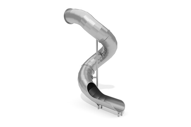 3D rendering af Rutschkana - spiral h 4,2 m