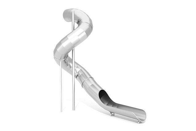 3D rendering af Rutschkana - spiral h 5 m