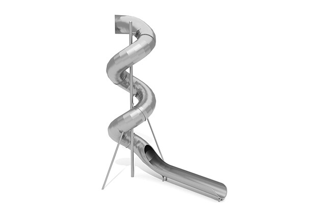 3D rendering af Rutschkana - spiral h 6,5 m