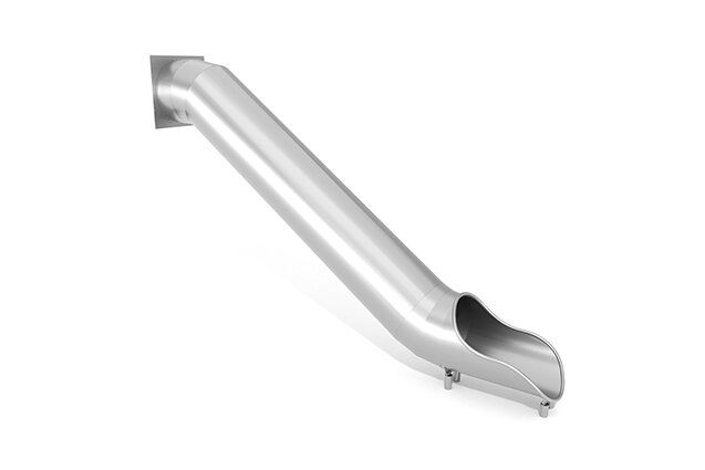 3D rendering af Rutschkana - rör h 2,5 m