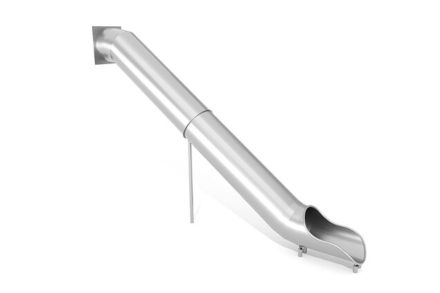 3D rendering af Rutschkana - rör h 3,5 m
