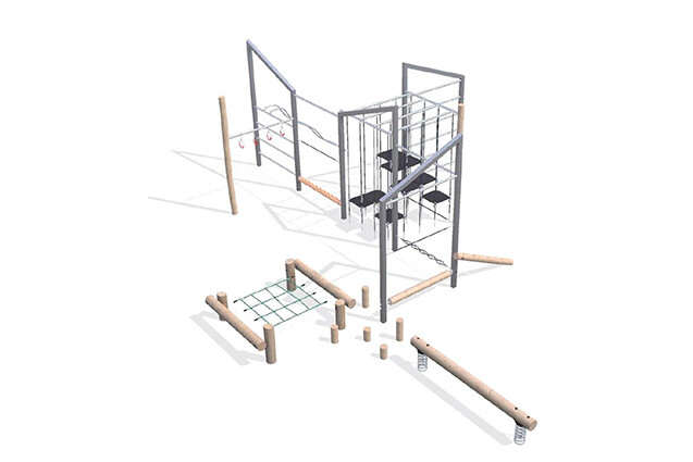 3D rendering af Djungelbana - Arthur paket 8