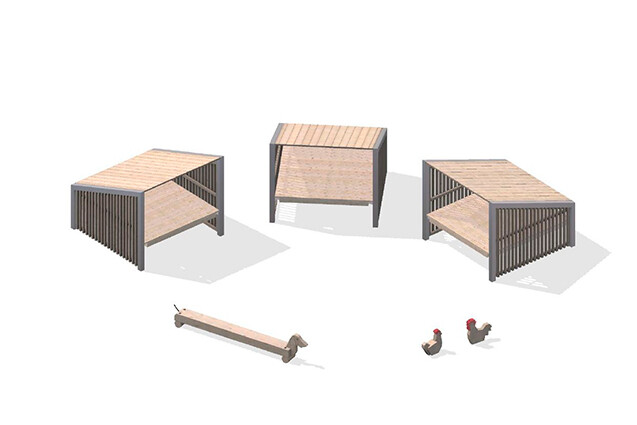 3D rendering af Lekhus - Arthur paket 14