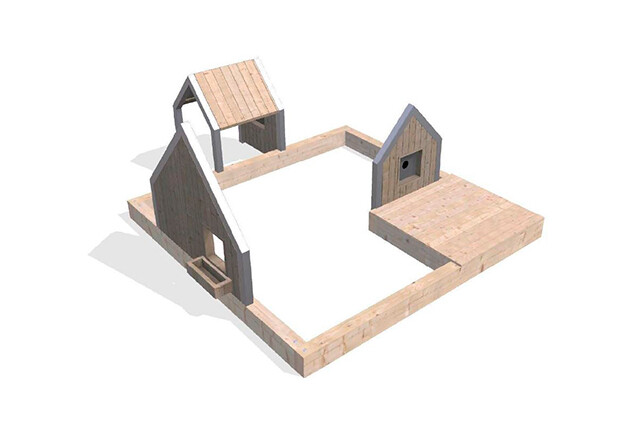 3D rendering af Lekhus - Arthur paket 29