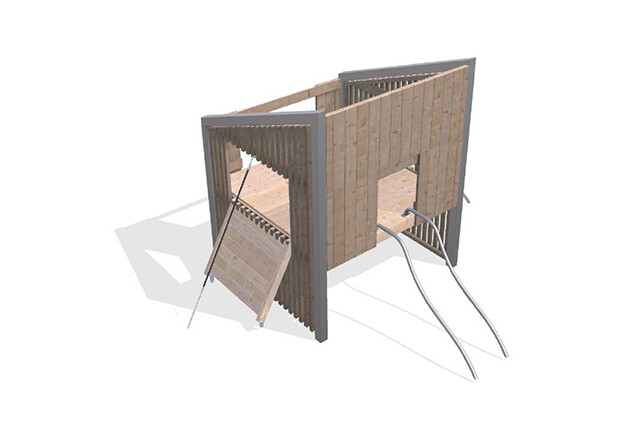 3D rendering af Lektorn - Arthur paket 30