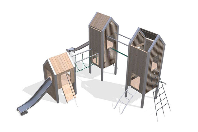 3D rendering af Lektorn - Arthur paket 38