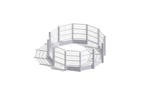 3D rendering af Sportsbana - Pannabana stål