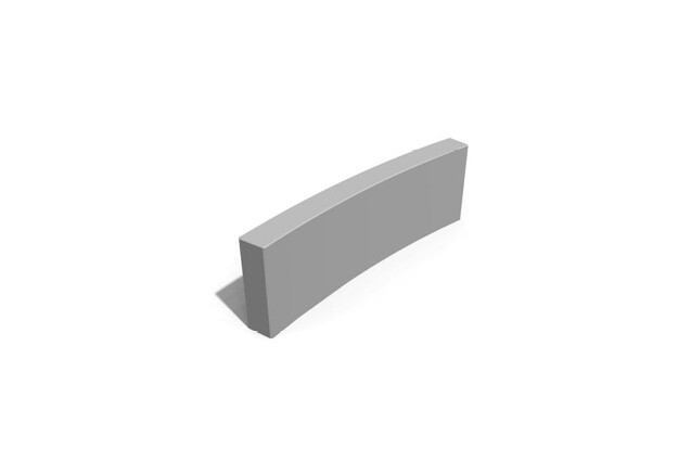 3D rendering af Parkour - betongvägg mellan svängd