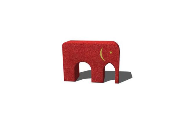 3D rendering af Lekskulptur - elefant
