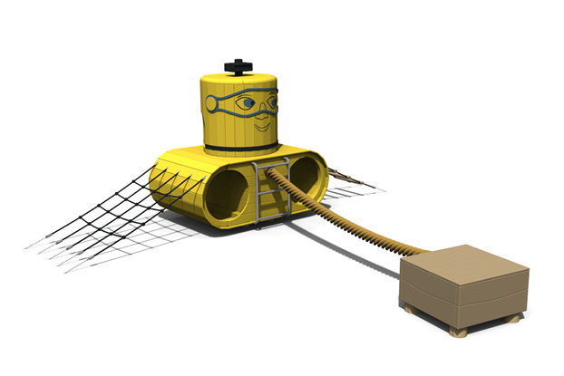 3D rendering af Specialdesign - Duppe ubåt