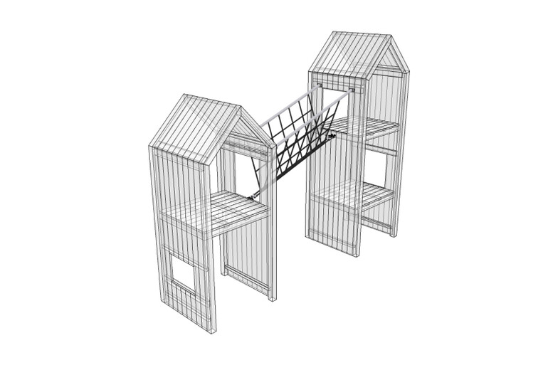 3D rendering af Lektorn - v-bro sluttande Theodor 19°
