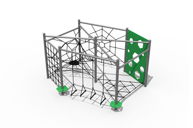 3D rendering af Djungelbana - hexagon 1