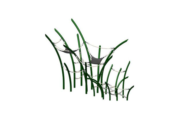 3D rendering af Lektorn - Grass art 2