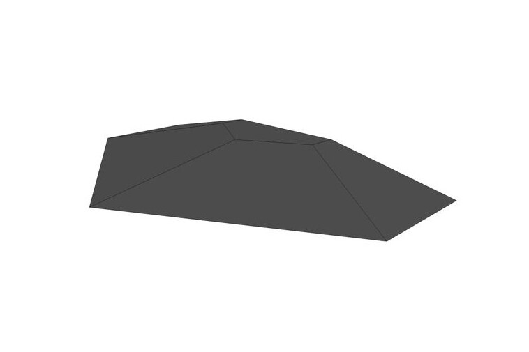 3D rendering af Skateramp - Funbox pyramid 1
