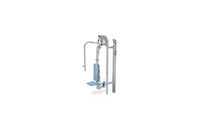 Fitness - Outdoor Inox bröstpress blå