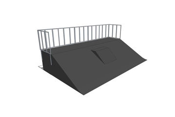 Skateramp - Bank ramp + Mini quarter