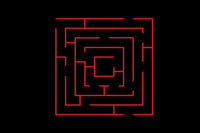 Termoplast - Labyrint kvadratisk